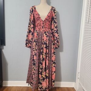 Free People A New Way‎ Maxi Dress Size Medium